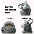 22 Oz Silicone Collapsible Water Bottle