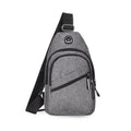Travel Shoulder Crossbody Sling Backpack Earphone Hole