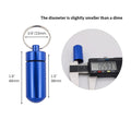 Mini Keychain Aluminum Pill Holder