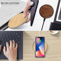 Wood Designs Bamboo Wood Wireless Charger Pad