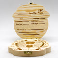 Kids Wooden Milk Teeth Storage Box