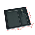 Personalized Leather Passport Holder Luggage Tag Set