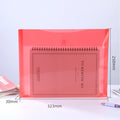 A4 Poly File Folders Tied Buckle-Transparent