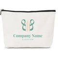 Travel Canvas Makeup Pouches With Zipper
