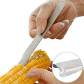 Long Handle Stainless Steel Corn Peeler Scraper Thresher