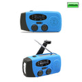 Emergency Solar Hand Crank Weather Radio With Led Flashlight