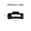 Soft Silicone Grip Hair Claw Clip