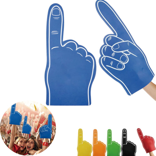 17.5" X 8.75" Premium Foam Finger Set For Sports Fans