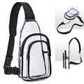 Mini Clear Sling Bag Clear Fanny Pack Chest Bag