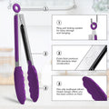 Stainless & Silicone Tongs