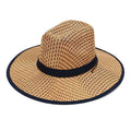 Summer Straw Cowboy Hat Wide Brim UV Protection