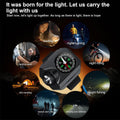 USB Rechargeable LED Light Outdoor Running Watch