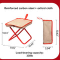 Portable Outdoor Folding Zipper Stool