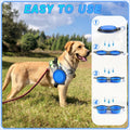 Collapsible Silicone Double Pet Travel Bowl