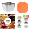 304 Stainless Steel 6 oz Sauce Cup With Silicone Lid
