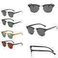 Half Frame Polarized Sunglasses