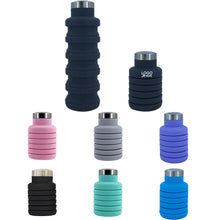 16Oz. Collapsible Silicone Water Bottles