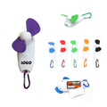 2-in-1 Mini Fan With Flashlight