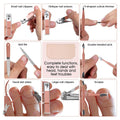 12 In 1 Manicure Set Professional Nail Clippers Pedicure Kit