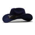 Stylish Roll Up Brim Western Cowboy Hat