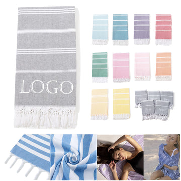 100% Cotton Turkish Striped Beach Towel
