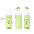 Silicone Water Bottle With Straw