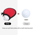 Golf Ball Washer Pouch with Hanging Clip