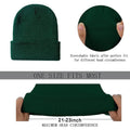 Soft Slouchy Winter Knitted Cuffed Beanie