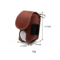 Waist Mounted PU Leather Golf Bag