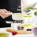 Plastic Double Layer Fruit Filter Basket