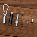 6 In 1 Metal Tool Pen With Carabiner