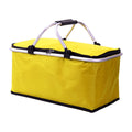 Collapsible Insulated Picnic Basket with Sturdy Handle