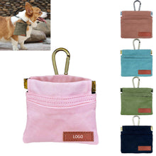 Portable Dog Treat Bag With Carabiner Pet Snack Pouch