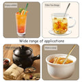 Stainless Steel Filtering Straw With Spoon