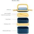 Portable Square Lunch Box With Lid