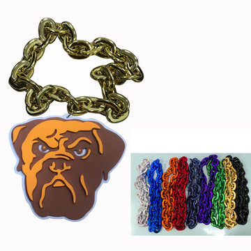 3D Eva Sports Big Chain Necklace