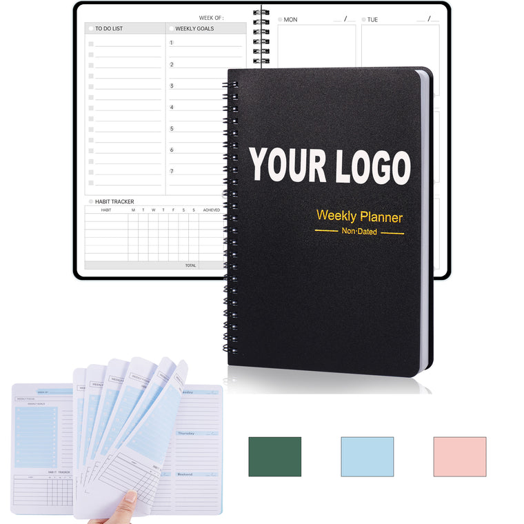 A5 Self-Discipline Weekly Plan Coil Diary Book