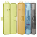 Transparent Toothbrush and Toothpaste Organizer Portable