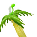 17 0z Tropical Summer Coconut Tree Bottle with Straw