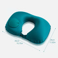 Inflatable U-Shaped Travel Neck Pillow