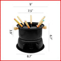 Cast Iron Fondue Set