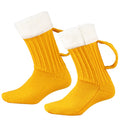 Beer Mug Slipper Socks With Handle