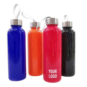 17Oz. Plastic Water Bottle With Strap
