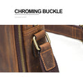 Vintage Crazy Horse Cowhide Men's Crossbody Bag
