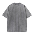 Unisex Cotton Short Sleeve Vintage Washed Basic Tees