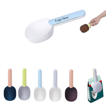 Small Round Pets Food Scoop With Clip