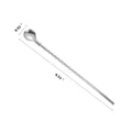 Stainless Steel Straw And Spoon