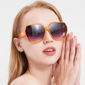 Unisex Retro Square Frame UV Protective Sunglasses