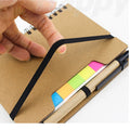 Notebook With Pen & Elastic Band Closure