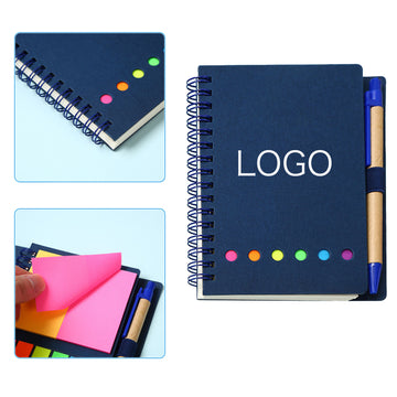 Sticky Notebook With Ballpoint Pen